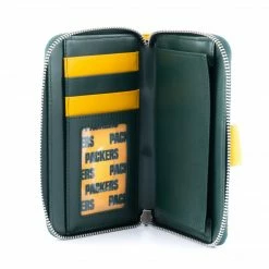 Loungefly LF NFL Greenbay Packers Logo AOP Bifold Wallet